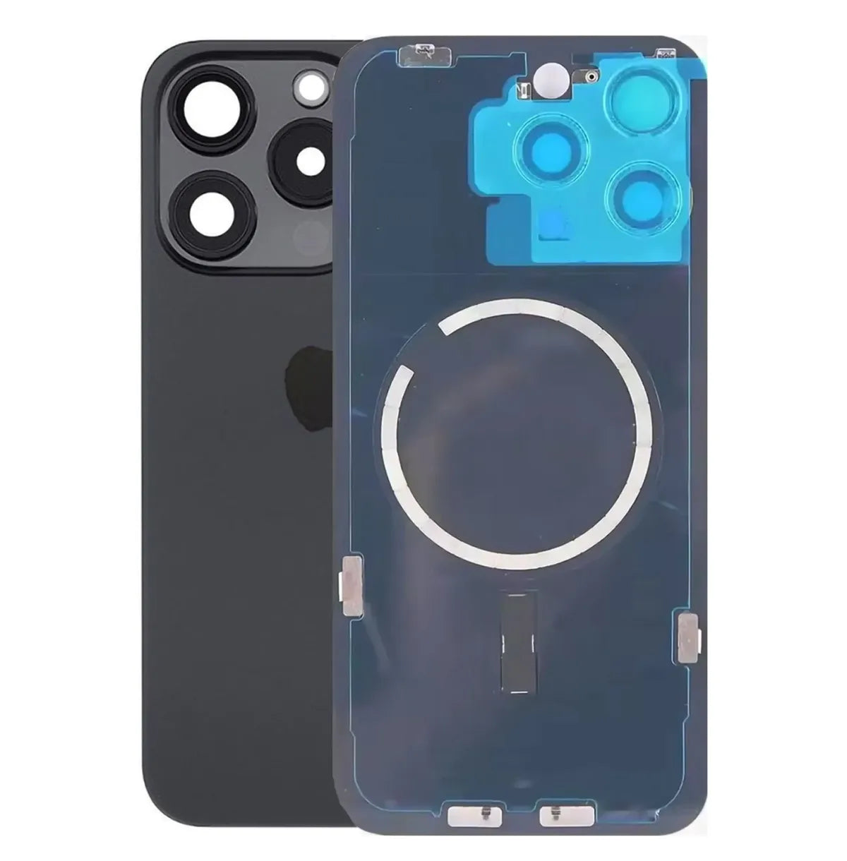 Vitre arrière iPhone 15 Pro compatible prémontée