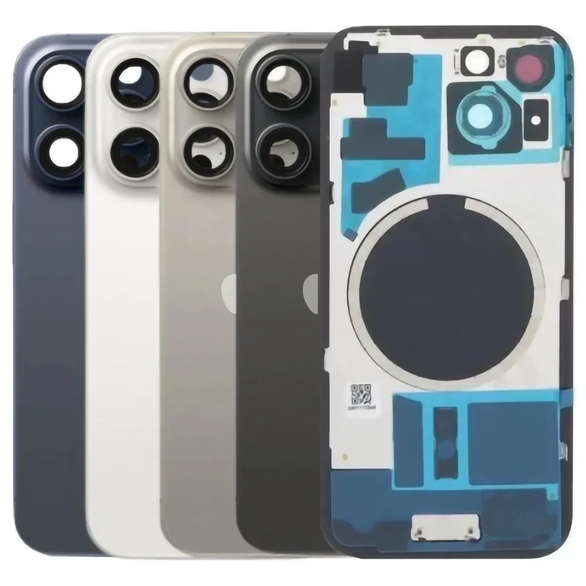 Vitre arrière iPhone 15 Pro compatible prémontée