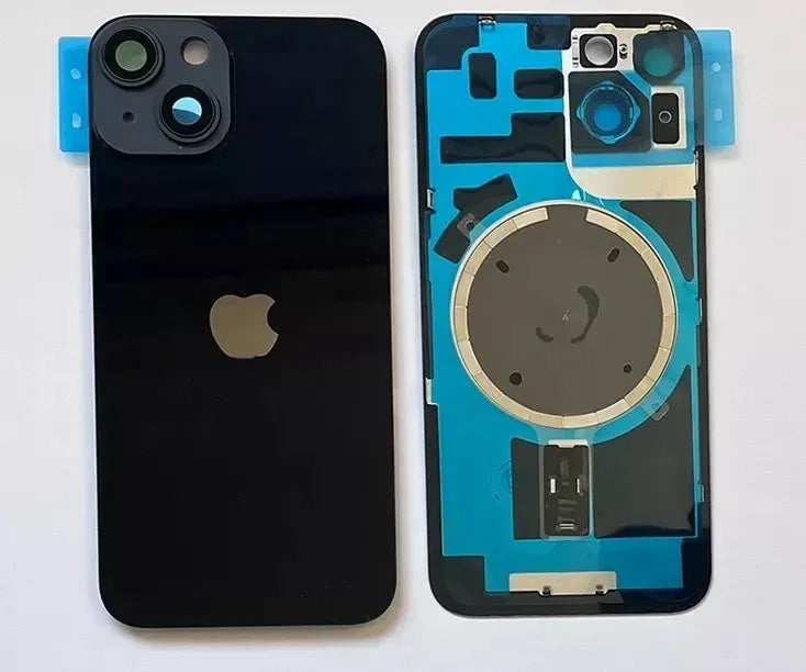Vitre arrière iPhone 14 compatible – prémontée avec aimant
