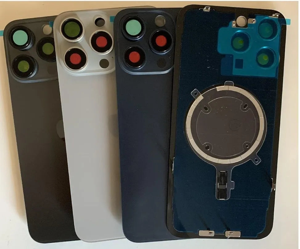 vitre arrière compatible iPhone 15 Pro Max Prémontée